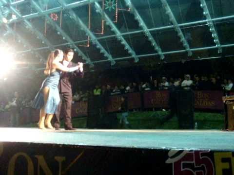 David Ospina y Diana Diaz - Campeones Nacionales de Tango Escenario Manizales 2011
