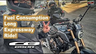 Honda CB650r Gas Consumption Km/L Test sa Long Ride | 650cc BigBike