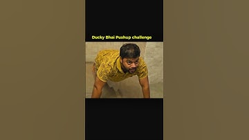 Ducky bhai Pushup challenge | Ducky bhai win #duckybhai #viral #foryou