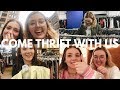 THRIFT SHOPPING: VLOG/TRY-ON