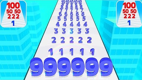 Roof Rails, Ball Run 2048, Canvas Run, Number Master - All Games Max Level Gameplay Walkthrough