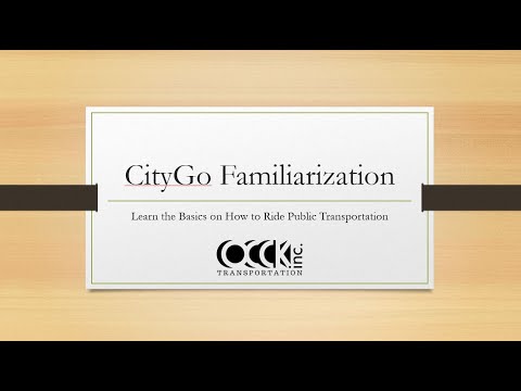CityGo Familiarization 2021