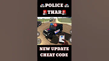 Finally Police Thar🤩🚨 Indian Bike Driving 3d New Update #shorts #ytshorts
