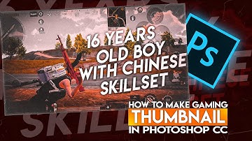 HOW TO MAKE GAMING MONTAGE THUMBNAIL IN PHOTOSHOP CC TUTORIAL | Photoshop Tutorial