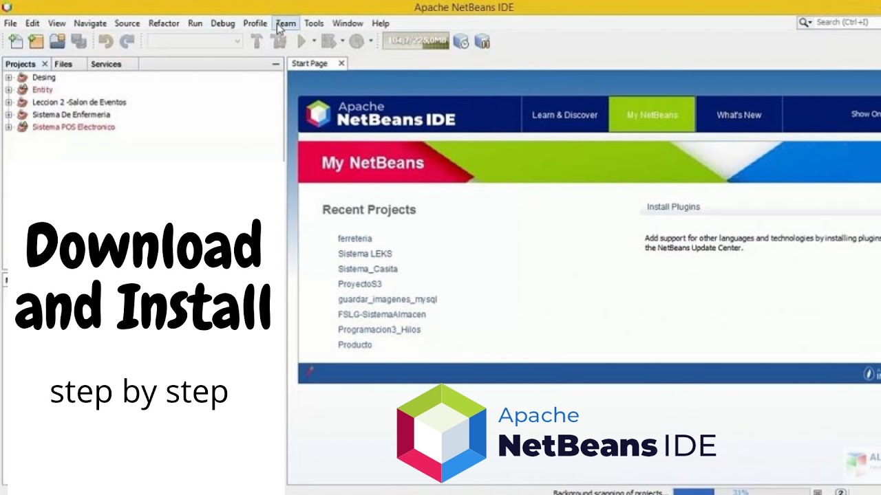 โหลด netbean  Update New  How to Download and Install NetBeans IDE on windows 7/8/10 | step by step easily