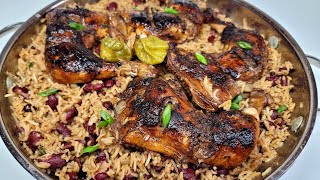 One pot jerk chicken, rice & peas recipe | jamaican style