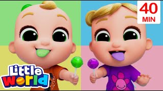 Lollipop Colors Song | Little World Kids Songs & Nursery Rhymes | Colors for Kids