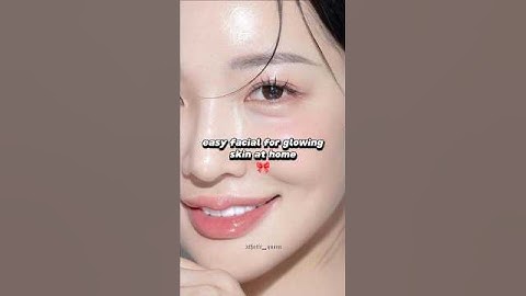 Homemade facial for glowing skin 🎀 #aesthetic #diy