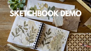 Letting Go of Perfection in Your Sketchbook  Loose Leaves Demo