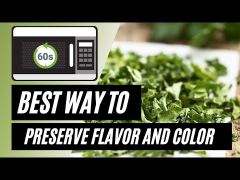 How To Dry Herbs In The Microwave (Crisp in Seconds)
