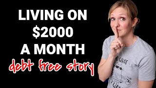 HOW TO LIVE ON $2000 A MONTH | EXTREME FRUGALITY TO PAY OFF DEBT by Christine Unfiltered 92,095 views 3 years ago 11 minutes, 24 seconds
