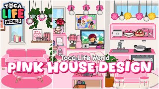 Free Pink Aesthetic  |Toca Boca House Design Ideas 💕🏠 | Free To Copy