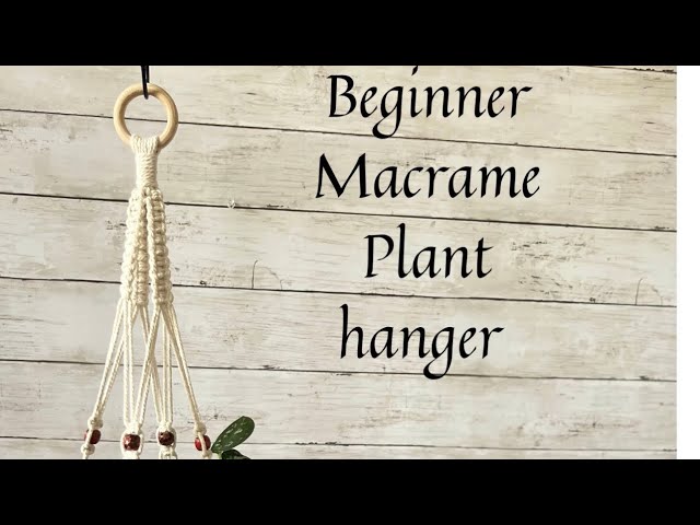 D.I.Y Macrame Plant Hanger Kit - make your own plant hanger! – Kalicramé