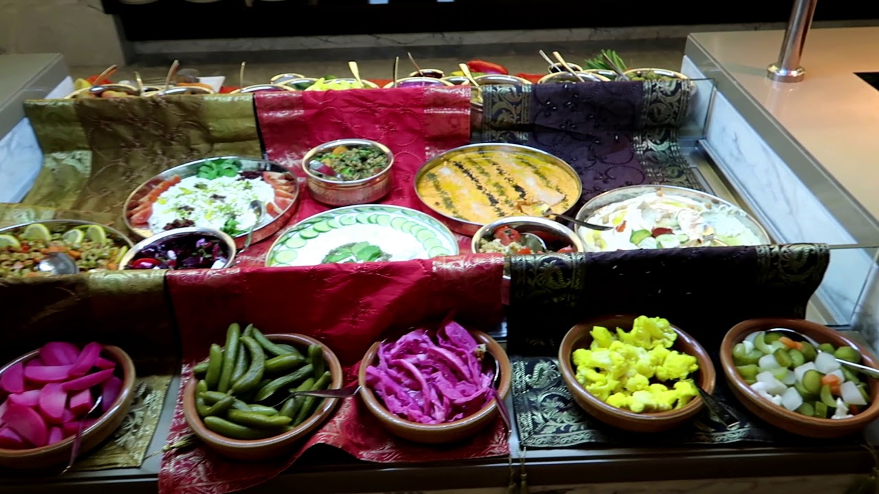 MARRIOTT HOTEL DINNER BUFFET Khayal Restaurant Abu Dhabi YouTube