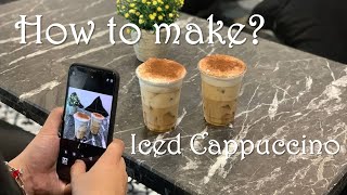 Cafe Vlog EP.227 | Iced Cappuccino | Coffee Cappuccino | How to make coffee drinks? screenshot 2