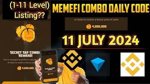 Memefi 11 july secret combo level (1-13). Memefi secret combo today #memeficoin #memeficombo
