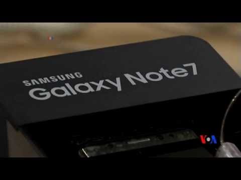 2016-10-11 美國之音視頻新聞: 三星在全球停售Galaxy Note 7手機