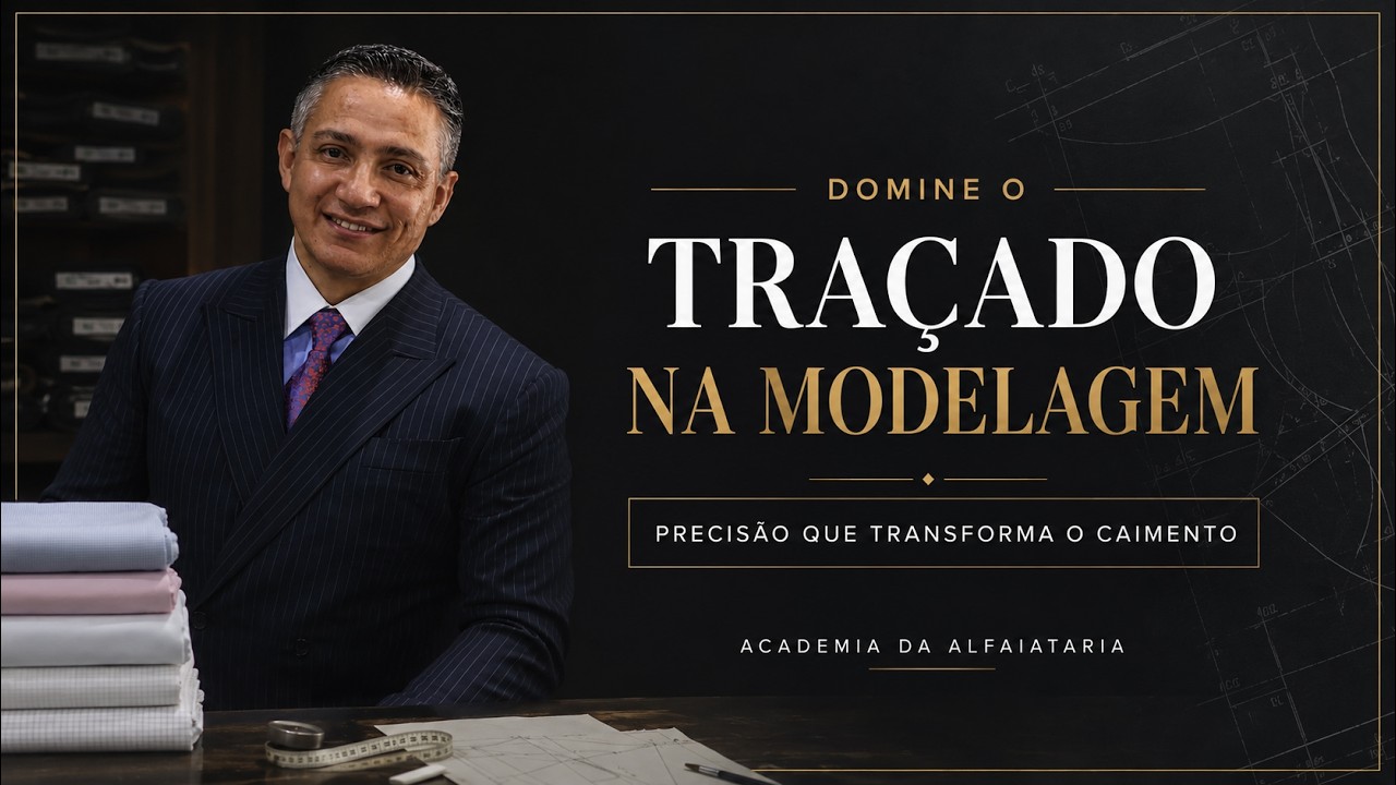 Como eu faço o traçado na modelagem l Academia da Alfaiataria