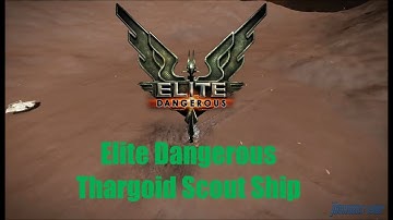 Elite Dangerous Thargoid Scout ship crashed