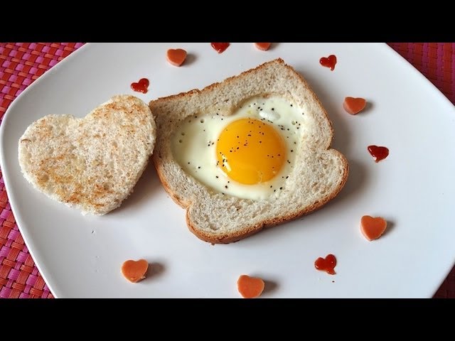 Desayuno para San Valentin - Pan Tostado con Huevo | Mi Cocina Rápida - Karen