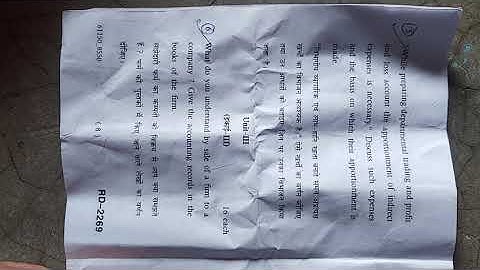 financial accounting.....b.com 2021 qsn paper....MDU