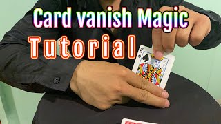 Free Magic Vanish Card Tutorial