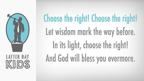 Choose the Right - Karaoke