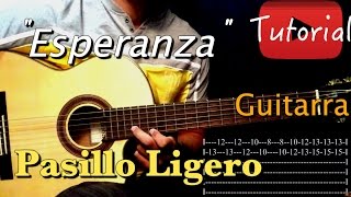 Video voorbeeld van "Esperanza - Pasillo tutorial/cover Guitarra"