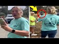 Karen gets CRUSHED by a customer as her stunt backfires | Instant Karma !