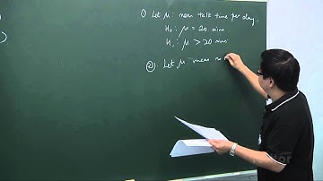 JC Mathematics H1 - Topic 13 Hypothesis Testing Demo Video