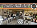 Outdoor kitchen and shelter in english stately home  dorset  napoleon prestige pro 665  alfa