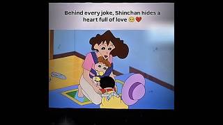 Behind every jokes shinchan hides a heart full of love 🥺❤️ #shorts #shinchan #emotional