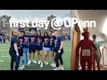 First day as a Freshman at UPenn