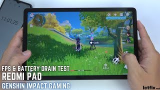 Xiaomi Redmi Pad Genshin Impact Gaming test | Helio G99, 90Hz Display