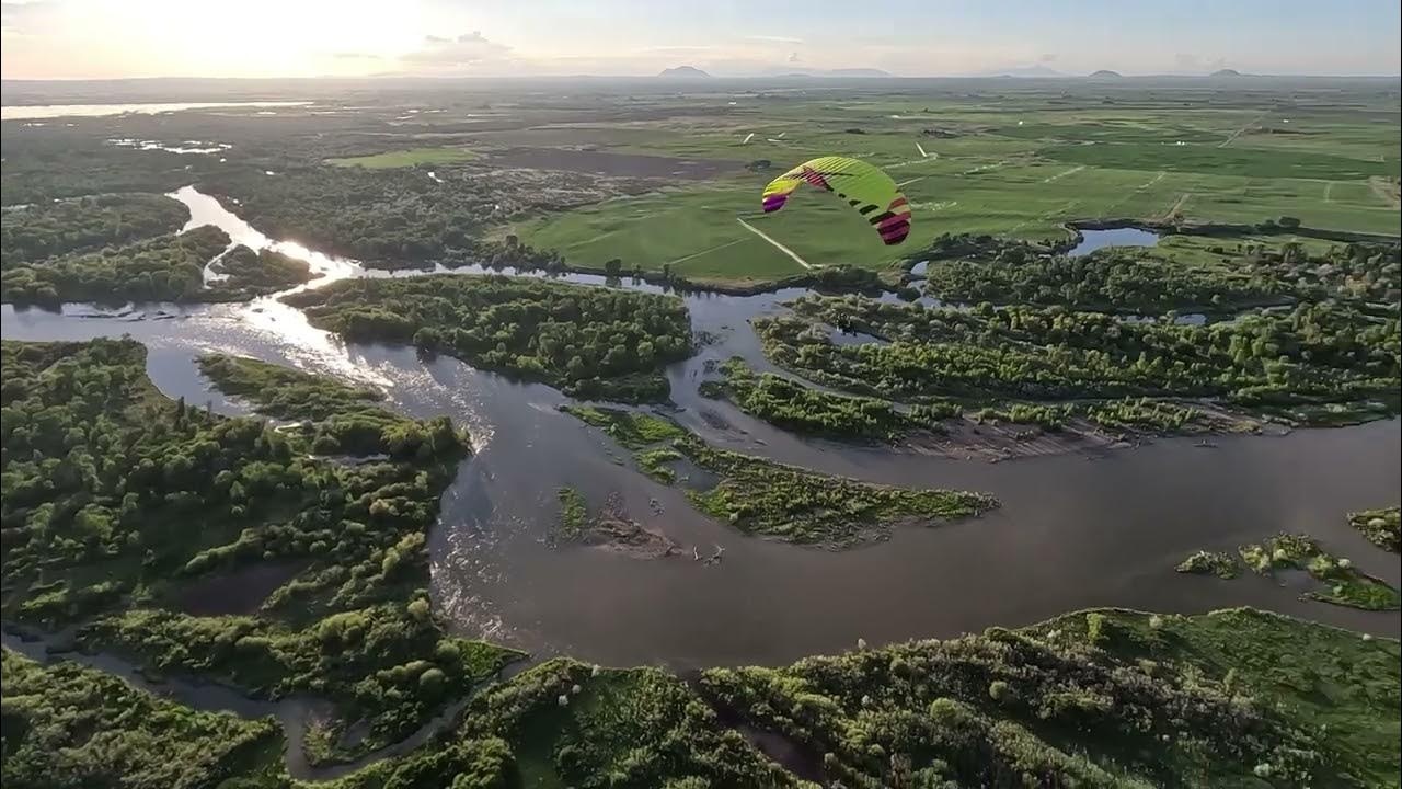 Paramotor Flight 211 The Snake River and Fort Hall Bottoms YouTube