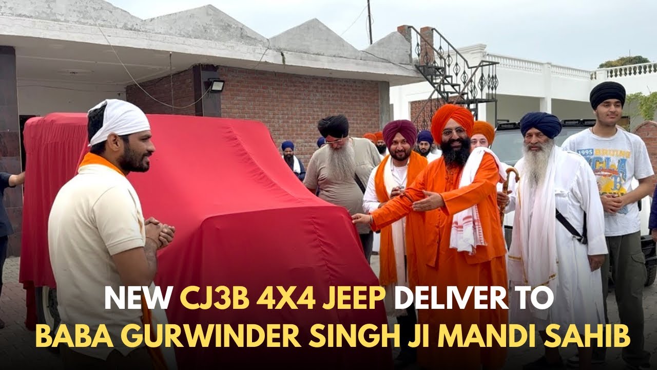 ⁣NEW CJ3B JEEP | 4x4 | BABA GURWINDER SINGH JI | MANDI SAHIB WALE | INDIA 