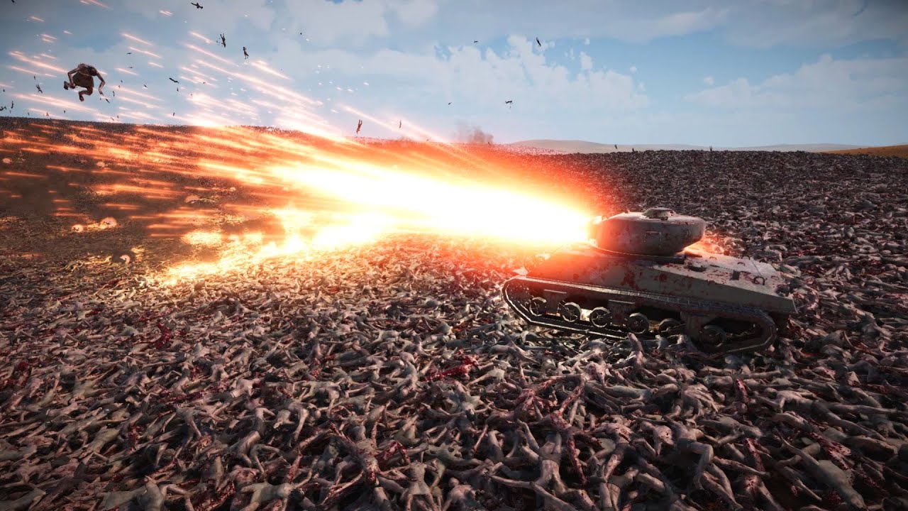 FULLAUTO TANK vs 3 MILLION ZOMBIES UEBS 2 Ultimate Epic Battle Simulator 2