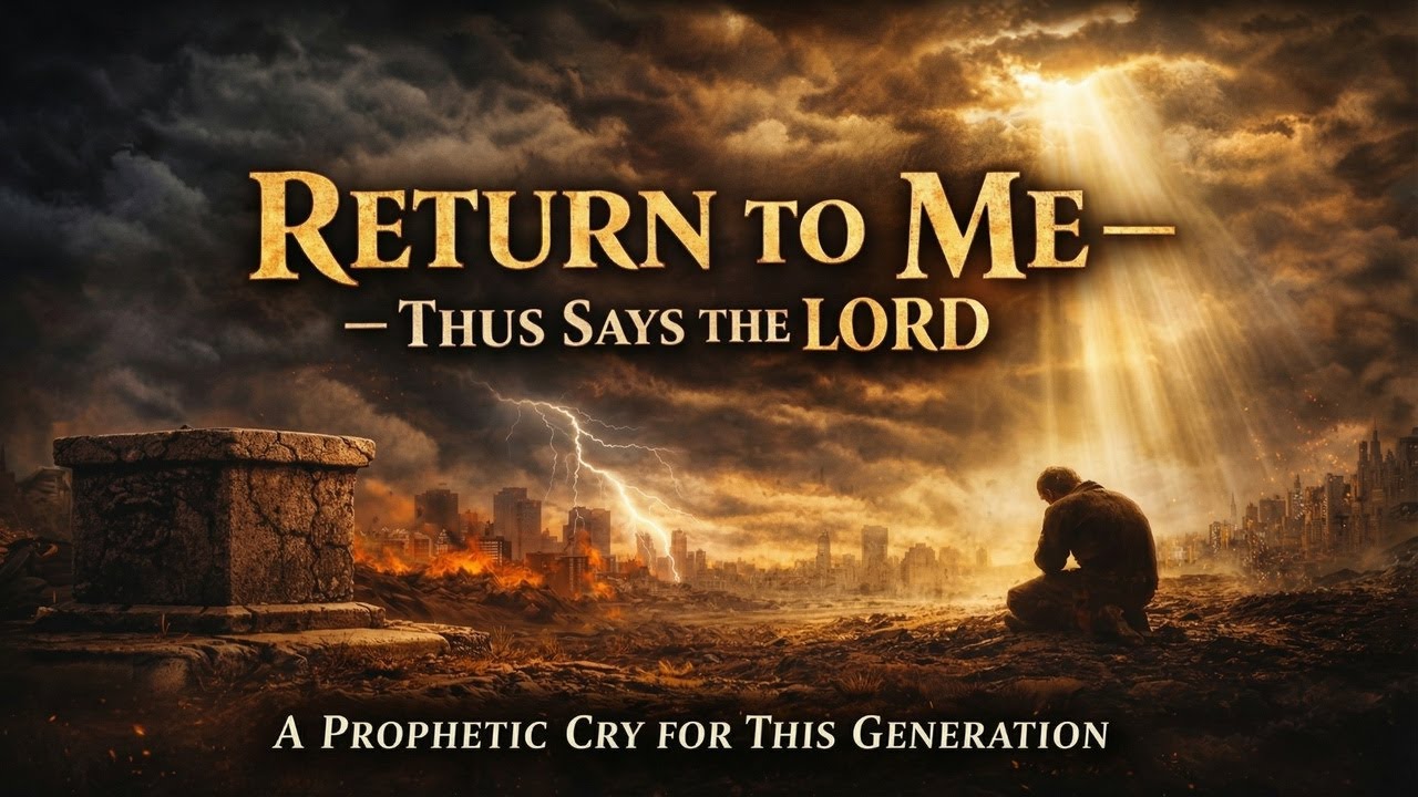 Return to Me — Thus Says the LORD | A Prophetic Cry for This Hour | Isaiah 1