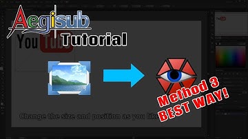 Aegisub Tutorial: Convert Image & Insert Into Aegisub (Method 3 - BEST WAY!) [ENGLISH]