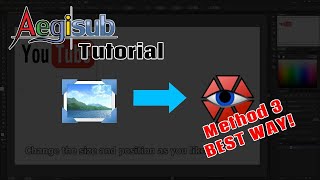 Aegisub Tutorial: Convert Image & Insert Into Aegisub (Method 3 - BEST WAY!) [ENGLISH]