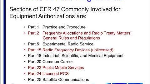 FCC Approval Requirements Process