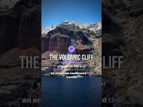 Santorin est née d'une explosion volcanique
