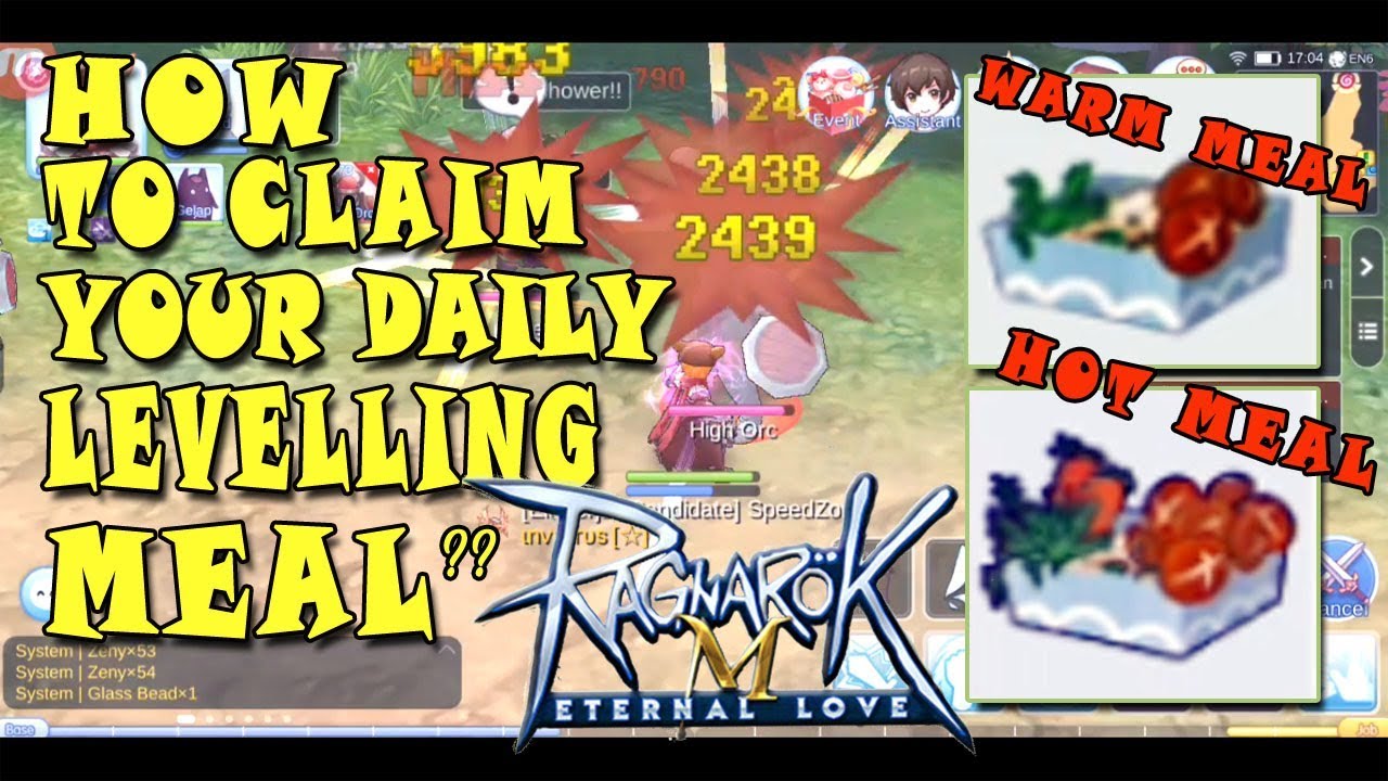 How To Claim Your Daily Levelling Meal Ragnarok M Eternal Love Easy