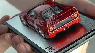 A review of the 1/43rd scale ferrari f40 resin model car by red line
models.