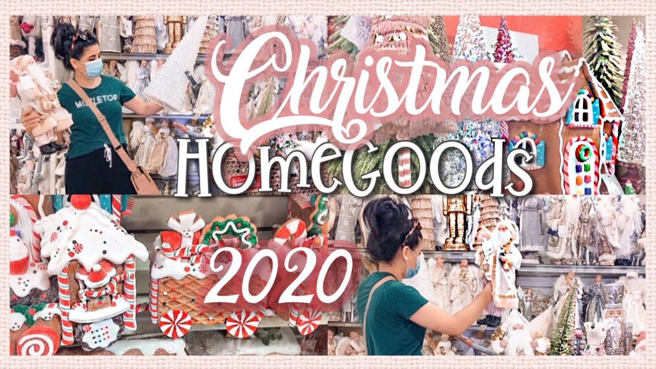 NEW!⛸🌲🦌CHRISTMAS DECOR 2020 HOMEGOODS SHOP WITH ME IDEAS PARA DECORAR ESTA NAVIDAD! YouTube