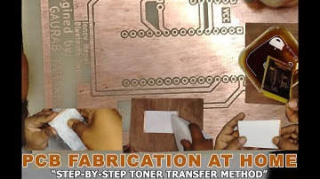 DIY PCB Fabrication at Home | Toner Transfer Method (Step-by-Step)