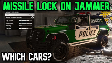 Gta 5 Missile Lock-on Jammer - How to Install and Vehicle List