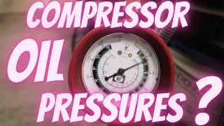How to Check the Compressor Oil Pressures