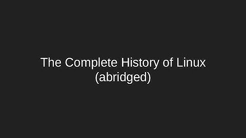The Complete History of Linux (Abridged) - Live at Linux Fest NW 2018