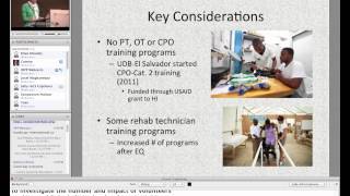 Post-disaster Rehabilitation Professional Volunteerism